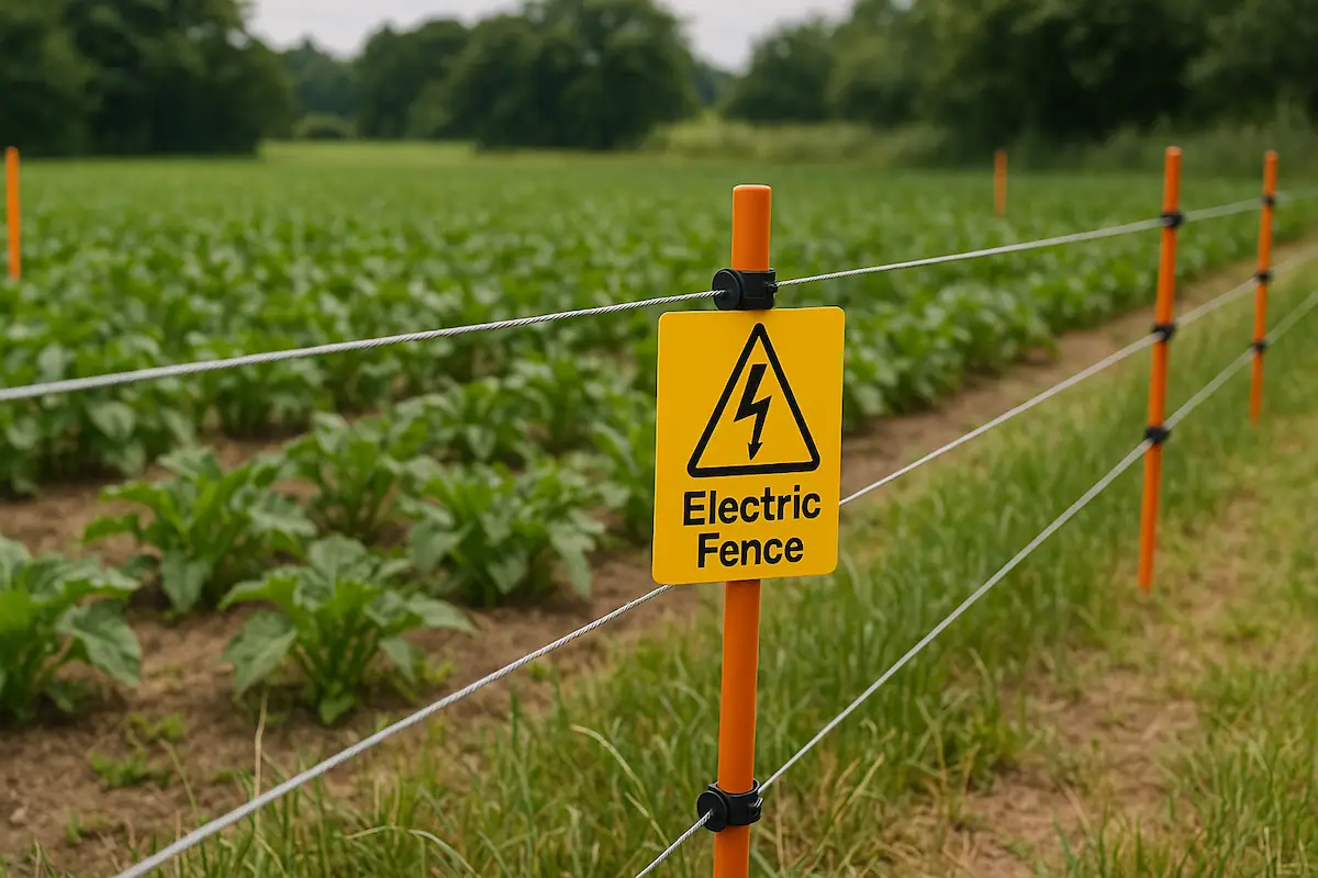 イノシシ・シカ対策：効果のある電気柵の設置ポイント